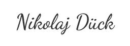 Signature of Nikolaj Dück